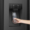 Hisense RS5P528STBE American Fridge Freezer - Black - E Rated