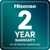 Hisense WF3S1243BW3 12kg Washing Machine with 1400 rpm - White - A Rated