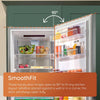 Hotpoint HPKF 5351 XP4UK 60cm Frost Free Fridge Freezer - Brushed Steel - E Rated