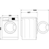 Hotpoint NSWF946BSUK 9Kg Washing Machine with 1400 rpm - Black - A Rated