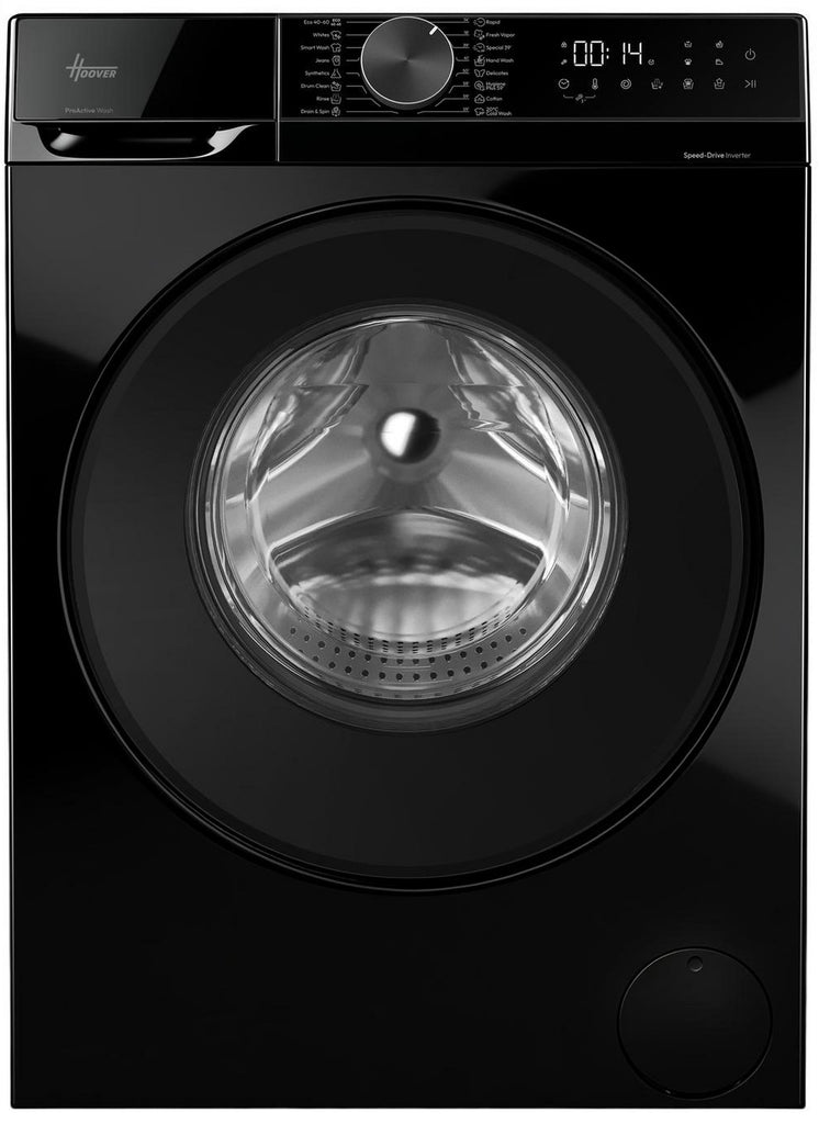 Hoover HGD 48SB8BC-80 8kg Washing Machine with 1400 rpm - Black - A Rated