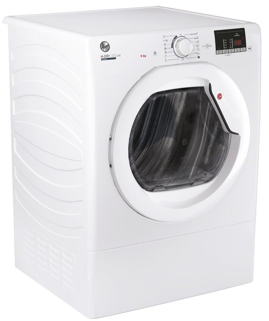Hoover HLE V9DG-80 9Kg Vented Tumble Dryer - White - C Rated
