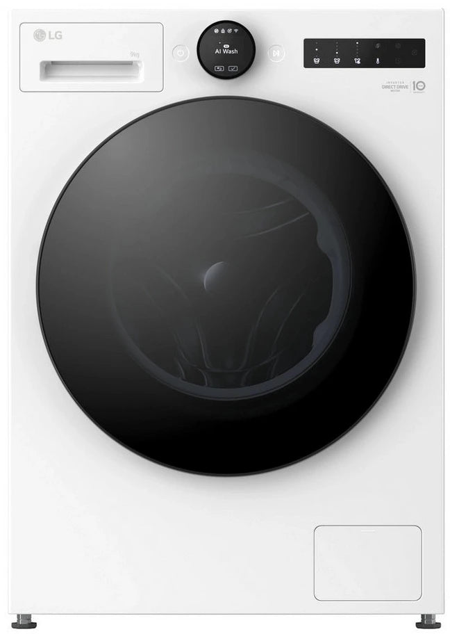 LG F4X7009TWB 9Kg Washing Machine with 1400 rpm - White - A Rated