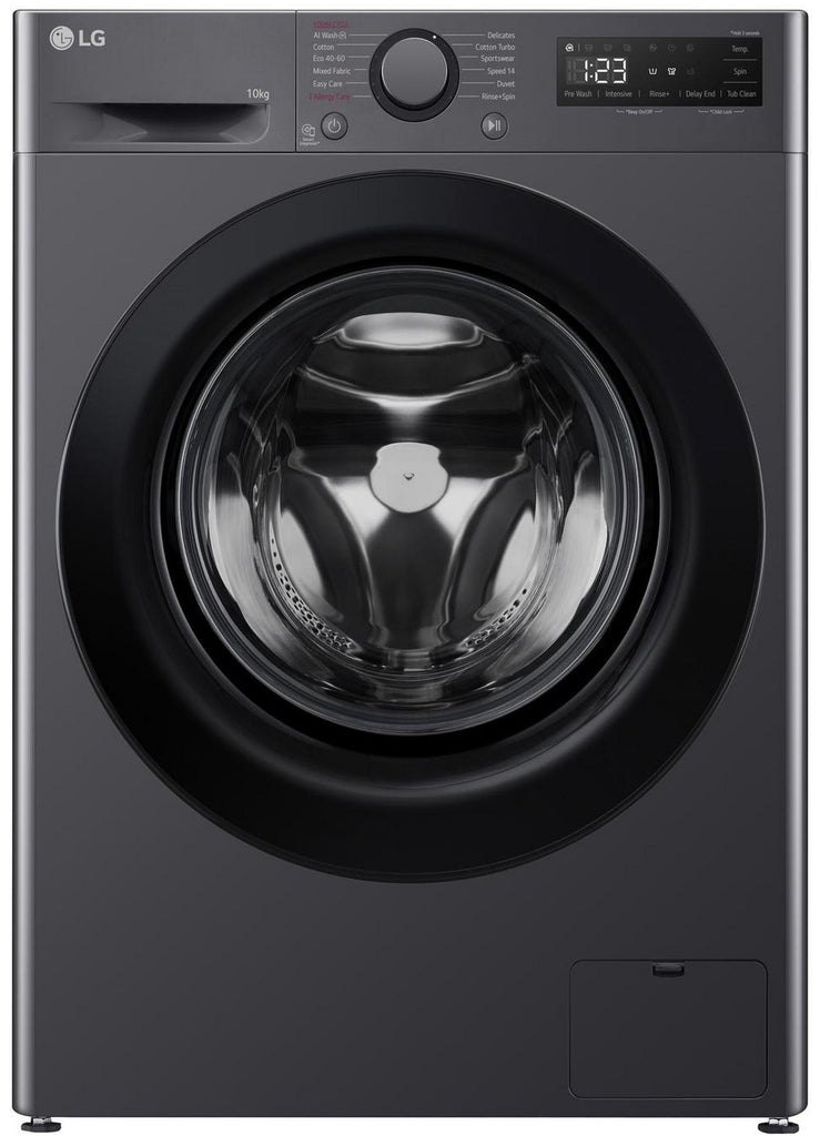 LG F4Y510GBLN1 10Kg Washing Machine with 1400 rpm - Slate Grey - A Rated