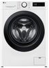 LG F4Y510WBLN1 10kg Washing Machine with 1400 rpm - White - A Rated