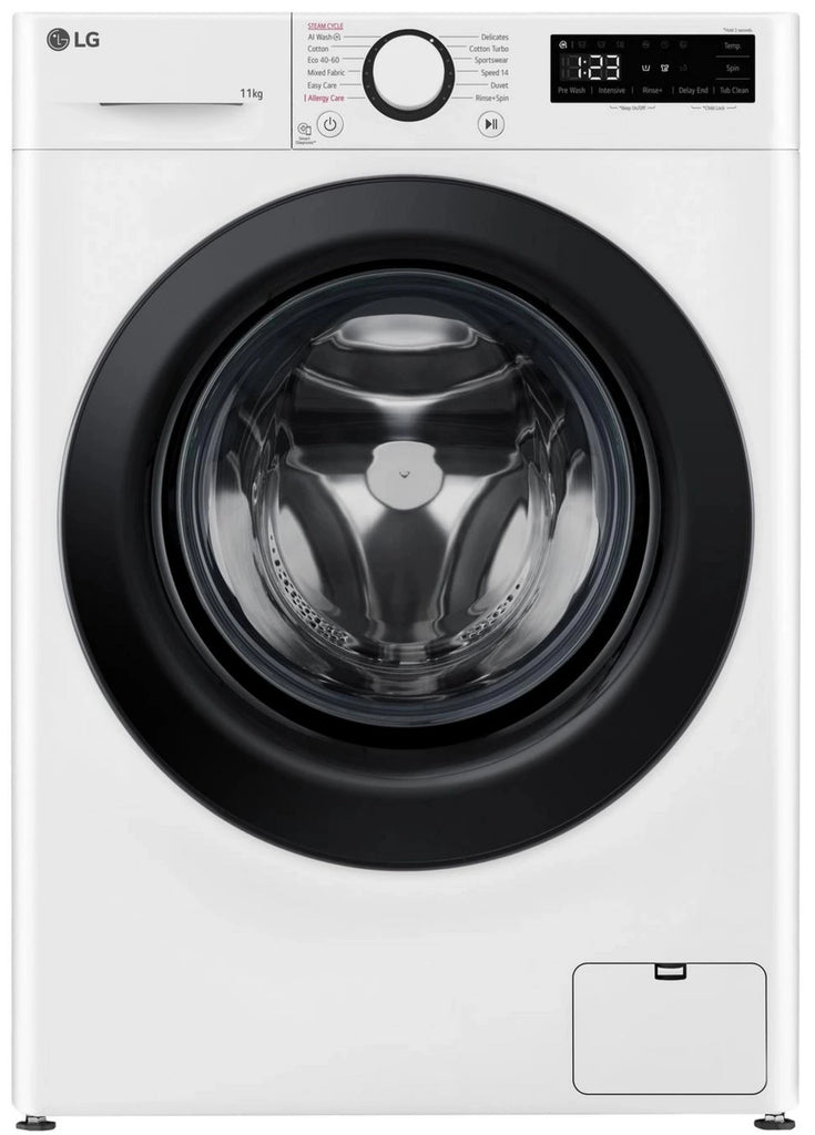 LG F4Y511WBLN1 11Kg Washing Machine with 1400 rpm - White - A Rated