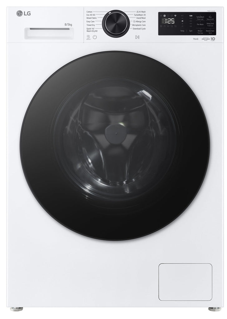 LG W2X5085TLB 8Kg / 5Kg Washer Dryer with 1400 rpm - White - A Rated