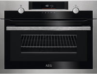 AEG 8000 Series KME565060M  Built In Compact Electric Single Oven with Microwave Function  - Stainless Steel