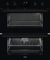 AEG 6000 DUB535060B Built Under Electric Double Oven - Black