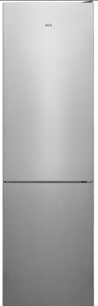 AEG RCB636E2MX 60cm Frost Free Fridge Freezer - Grey/Stainless Steel - E Rated