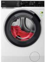AEG 9000 Series LFR94846WS 8Kg Washing Machine with 1400 rpm - White - A Rated