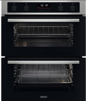 Zanussi ZPCNA7XN  Built Under Electric Double Oven - Stainless Steel