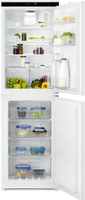 Zanussi ZNTN18ES5 Integrated Frost Free Fridge Freezer with Sliding Door Fixing Kit - White - E Rated