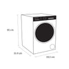 Schonhaus WDSF0110614AW 10Kg / 6kg Washer Dryer with 1400 rpm - White - D Rated
