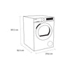 Sensis TDHF018A2W 8Kg Heat Pump Tumble Dryer  - White - A+ Rated