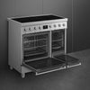 Smeg C92IMX2 Symphony Classic 90cm Electric Range Cooker with Induction Hob - S/Steel