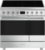 Smeg C92IMX2 Symphony Classic 90cm Electric Range Cooker with Induction Hob - S/Steel
