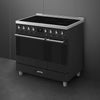 Smeg C92IPMB2 Symphony Classic 90cm Electric Range Cooker with Induction Hob - Black