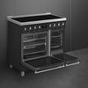 Smeg C92IPMB2 Symphony Classic 90cm Electric Range Cooker with Induction Hob - Black