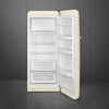 Smeg FAB28RCR6UK Retro 60cm wide Frost Free Fridge Freezer - Cream - Right Hand Hinge - C Rated