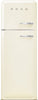 Smeg FAB30LCR6UK Retro 60cm wide Fridge Freezer - Cream - Left Hand Hinge - C Rated
