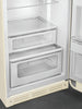 Smeg FAB30RCR6UK Retro 60cm wide Fridge Freezer - Cream - Right Hand Hinge - C Rated