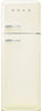 Smeg FAB30RCR6UK Retro 60cm wide Fridge Freezer - Cream - Right Hand Hinge - C Rated