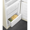 Smeg FAB32RCR6UK Retro 60cm wide Fridge Freezer - Cream - Right Hand Hinge - C Rated