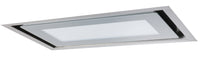 Cata UBSDCH90W 90 x 50cm Ceiling Hood - White & Grey Glass
