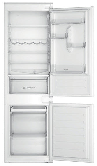 Indesit INC18D011B1 Integrated Fridge Freezer with Sliding Door Fixing Kit - White - E Rated