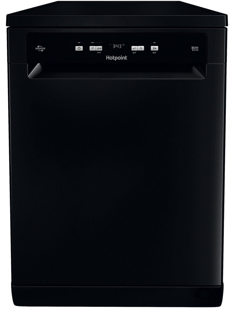 Hotpoint HFC3C26WCBUK Standard Dishwasher - Black - E Rated