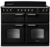 Rangemaster CLDLB110EIPCBL/CM1 Classic Deluxe BC 110cm Induction Range Cooker - Charcoal Black/Chrome Trim