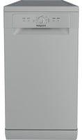 Hotpoint HF9E1B19SUK Slimline Dishwasher - Silver - F Rated