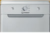 Indesit DF9E1B10SUK Slimline Dishwasher - Silver - F Rated