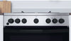 Indesit IS67G5PHX 60cm Dual Fuel Cooker - Inox
