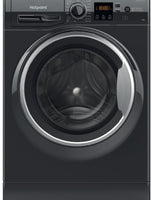 Hotpoint Anti-Stain NSWM1046BSUK 10Kg Washing Machine with 1400 rpm - Black - A Rated