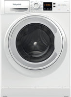 Hotpoint Anti-Stain NSWM1046WUK 10Kg Washing Machine with 1400 rpm - White - A Rated