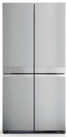 Hotpoint HQ9B2LG 91cm American Fridge Freezer - Inox - E Rated
