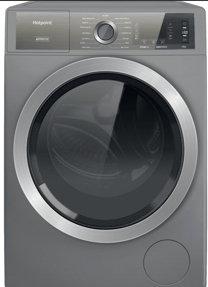 Hotpoint H8W046SBUK 10Kg Washing Machine with 1400 rpm - White - A Rated