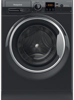 Hotpoint NSWM864CBSUKN 8Kg Washing Machine with 1600 rpm - Black - C Rated