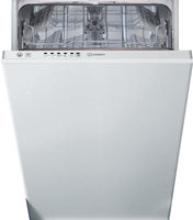 Indesit DI9E2B10UK Fully Integrated Slimline Dishwasher - F Rated