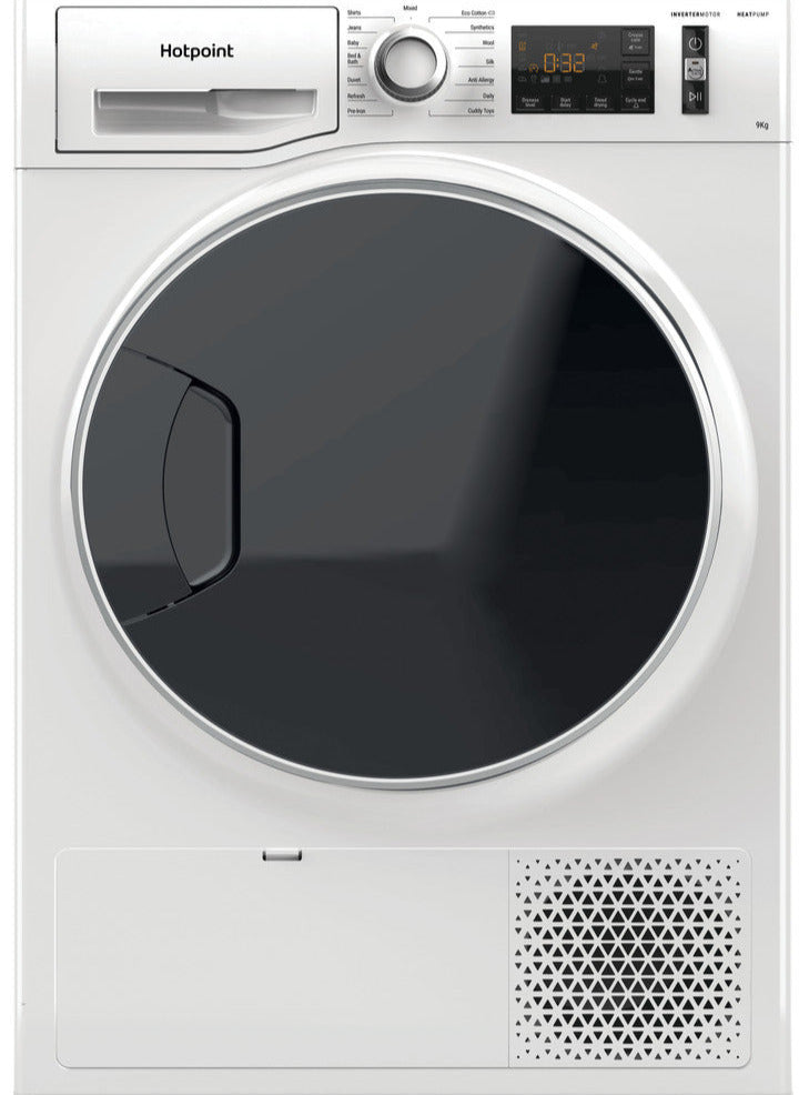 Hotpoint NTM119X3EUK 9Kg Heat Pump Condenser Tumble Dryer - White - A+++ Rated
