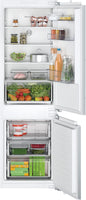 Bosch Serie 2 KIN86NFE0G Integrated Frost Free Fridge Freezer with Fixed Door Fixing Kit - White - E Rated