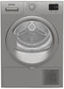Indesit CYSD82DSSUK 8kg Heat Pump Tumble Dryer with Steam Technology - Silver - A+ Rated