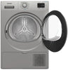 Indesit CYSD82DSSUK 8kg Heat Pump Tumble Dryer with Steam Technology - Silver - A+ Rated