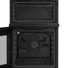Hotpoint HTE5VCB 50cm Electric Cooker with Ceramic Hob - Black