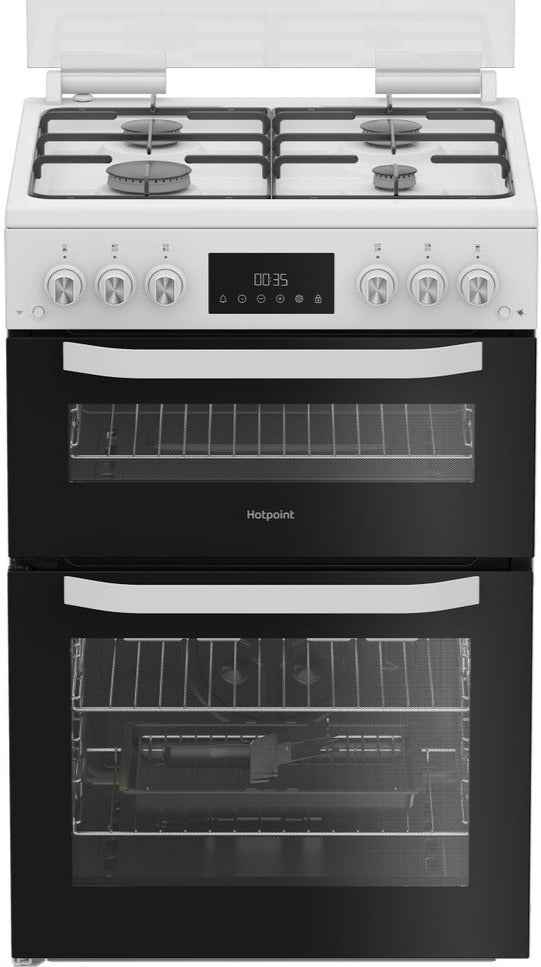 Hotpoint HTG6GDCW 60cm Gas Cooker - White