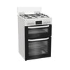 Hotpoint HDD6GDC2W 60Cm Dual Fuel Cooker - White