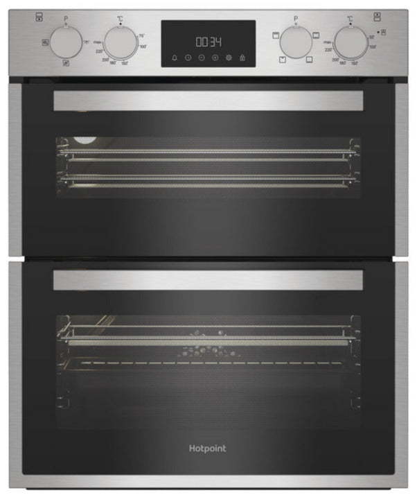 Hotpoint DUH10DIX Built Under Electric Double Oven - Stainless Steel