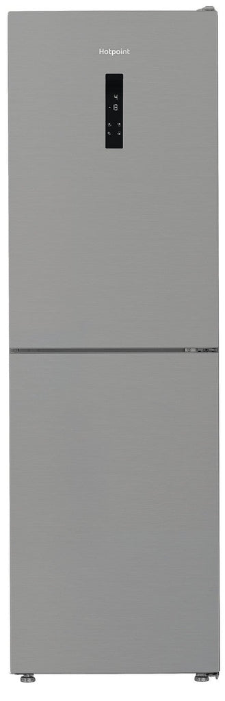 Hotpoint HPKF6353XP4UK 60cm wide Frost Free Fridge Freezer - Brushed Steel - E Rated